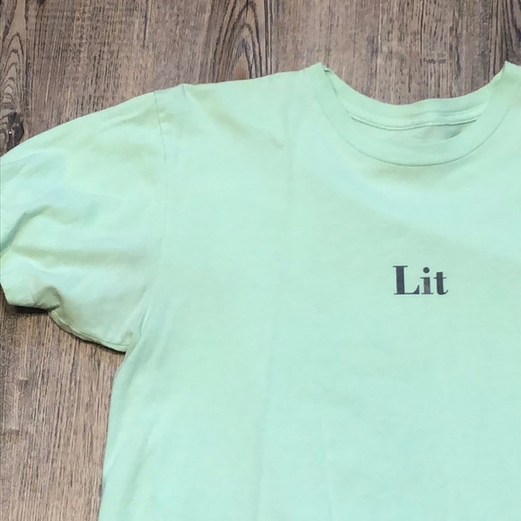 Cooke Collective Mint Green "Lit" Short Sleeve Tee - Picture 4 of 7